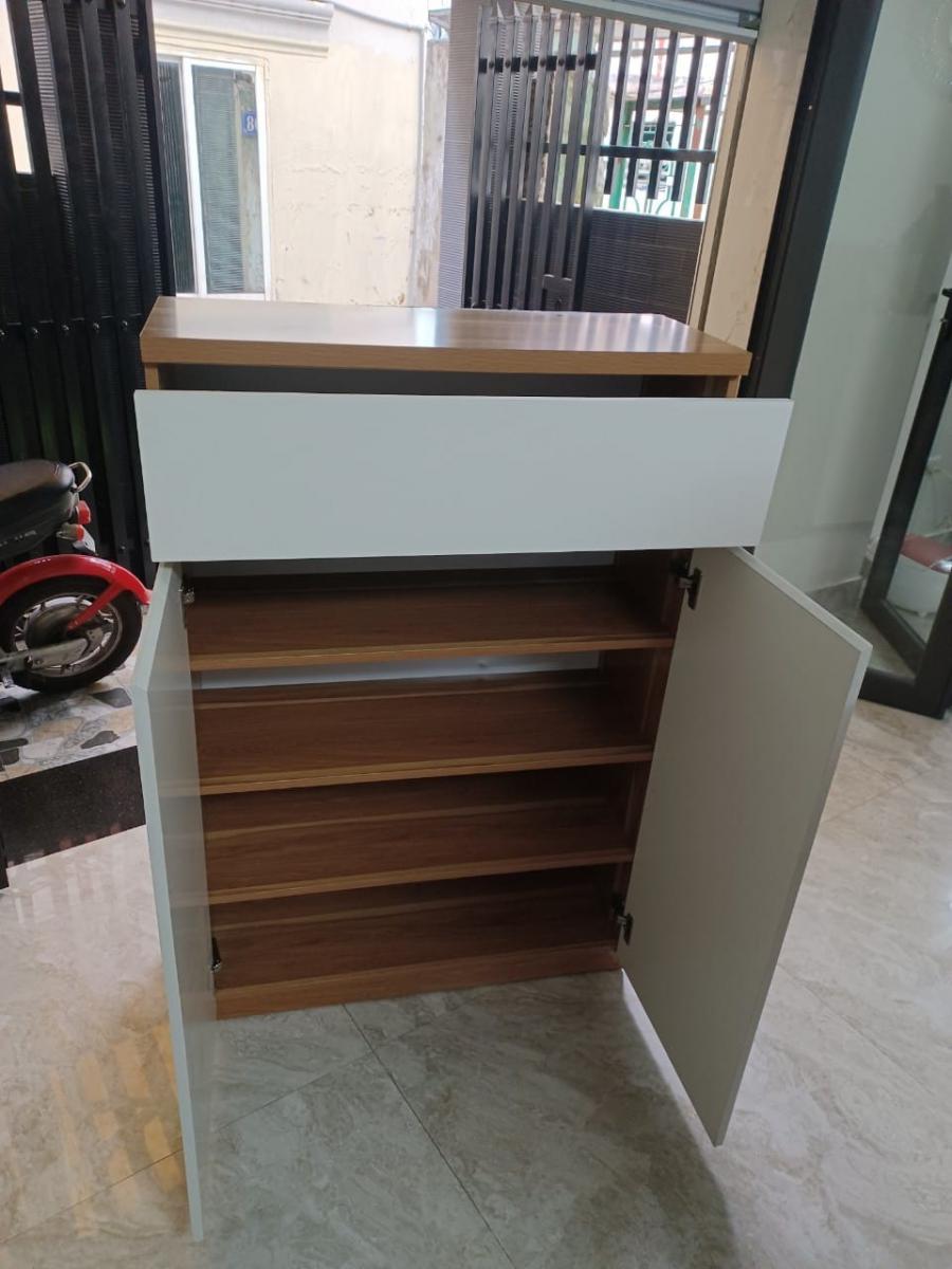 Tủ Giày Gỗ Công Nghiệp  Ngang 80cm Tại Hải Phòng